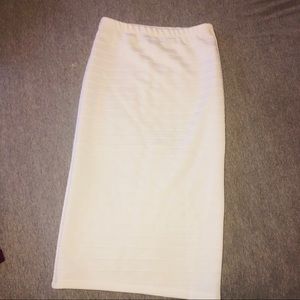 !SOLD! White Midi Skirt